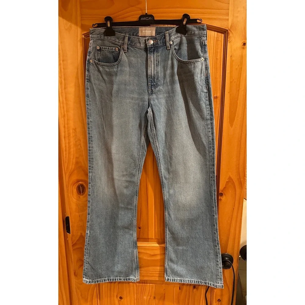 Everlane The Slouch‎ Bootcut Jean Medium Wash Blue Denim Pants Size 30 Regular